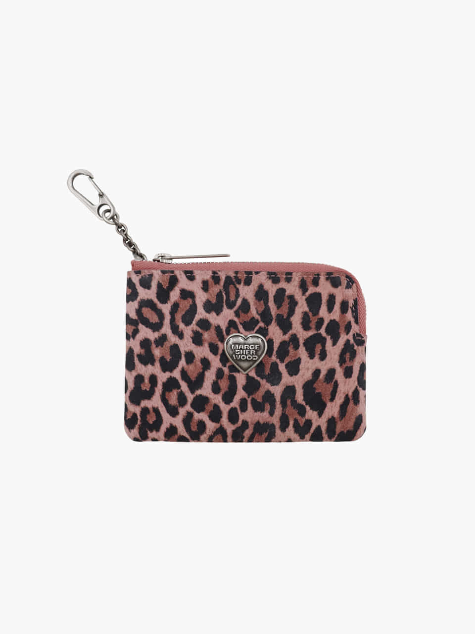 MARGESHERWOOD HEART ZIPPER WALLET_SILVER LOGO - Image 5