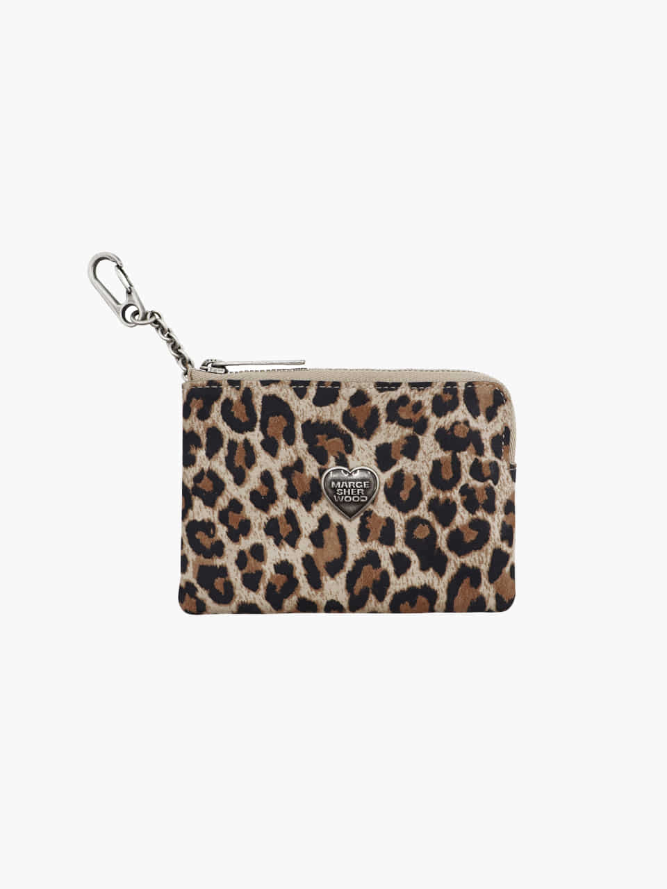MARGESHERWOOD HEART ZIPPER WALLET_SILVER LOGO - Image 6