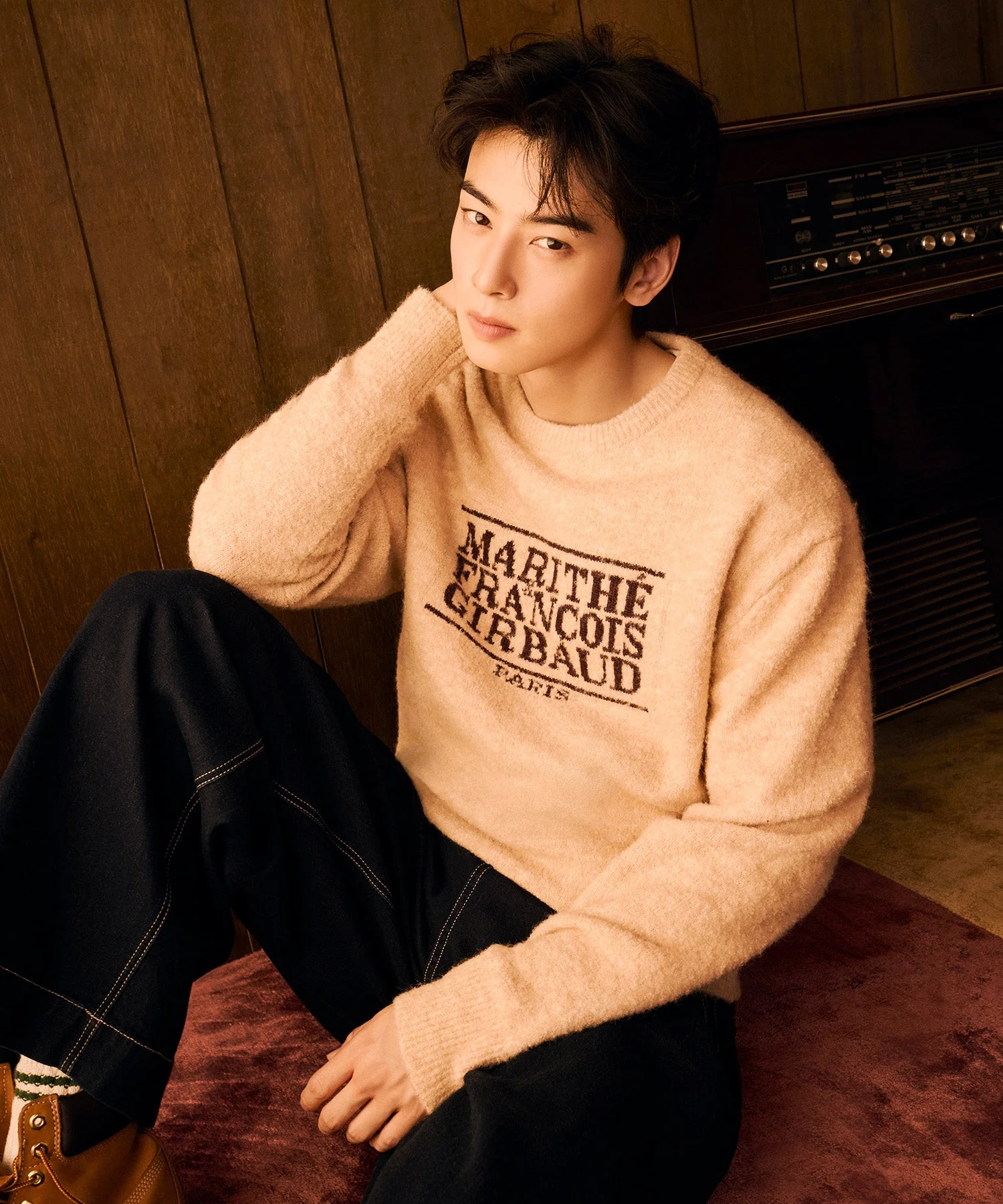 MARITHE FRANCOIS GIRBAUD BOUCLE CLASSIC LOGO KNIT PULLOVER - Image 2