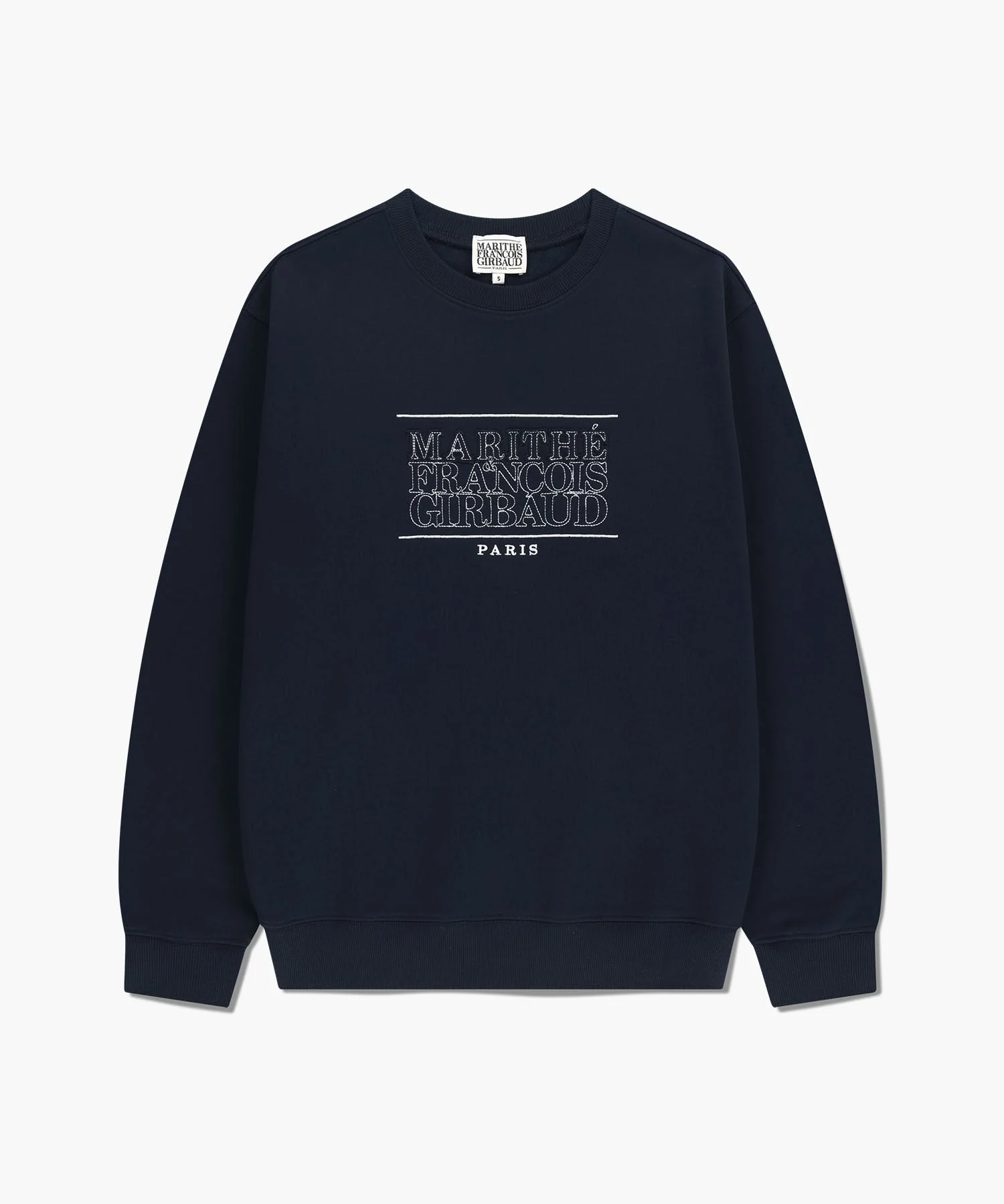 MARITHE FRANCOIS GIRBAUD STITCH CLASSIC LOGO SWEATSHIRT