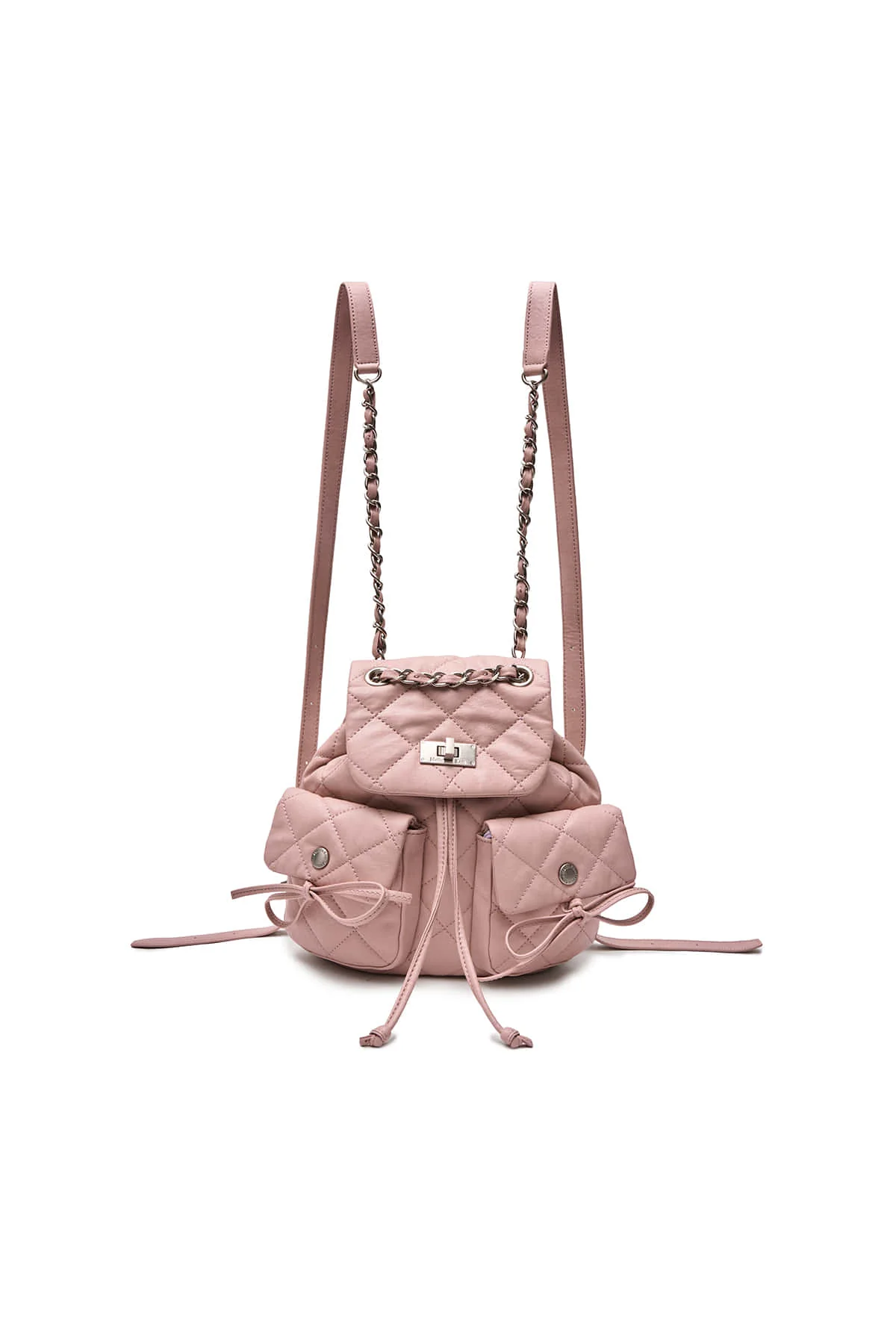 Matin Kim DOUBLE POCKET QUILTING MINI BACKPACK (aespa ningning WEAR) - Image 3