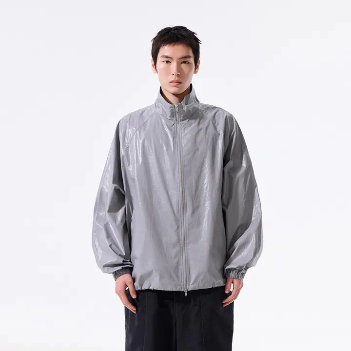 Matin Kim LOGO COATING JUMPER FOR MEN