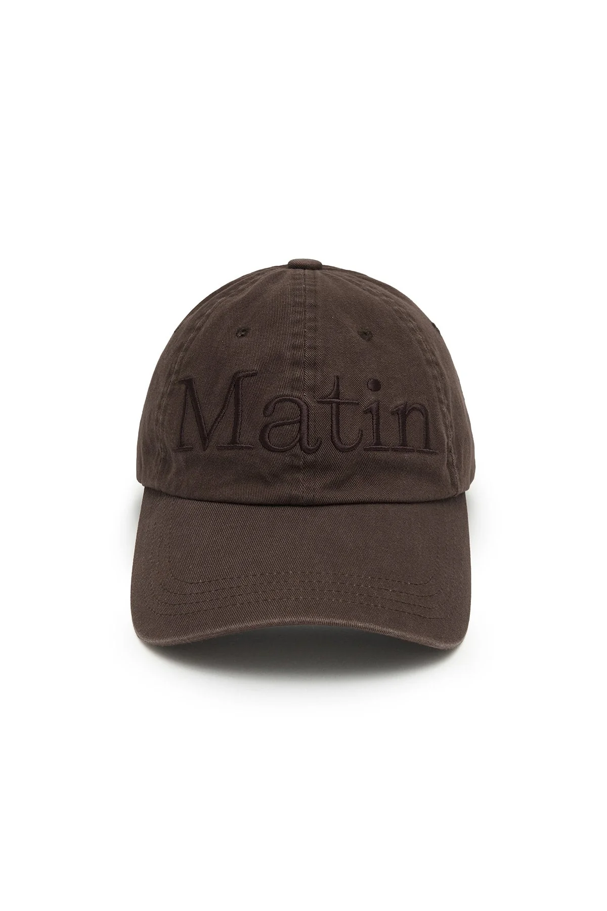 Matin Kim MATIN LOGO WASHED BALL CAP - Image 6