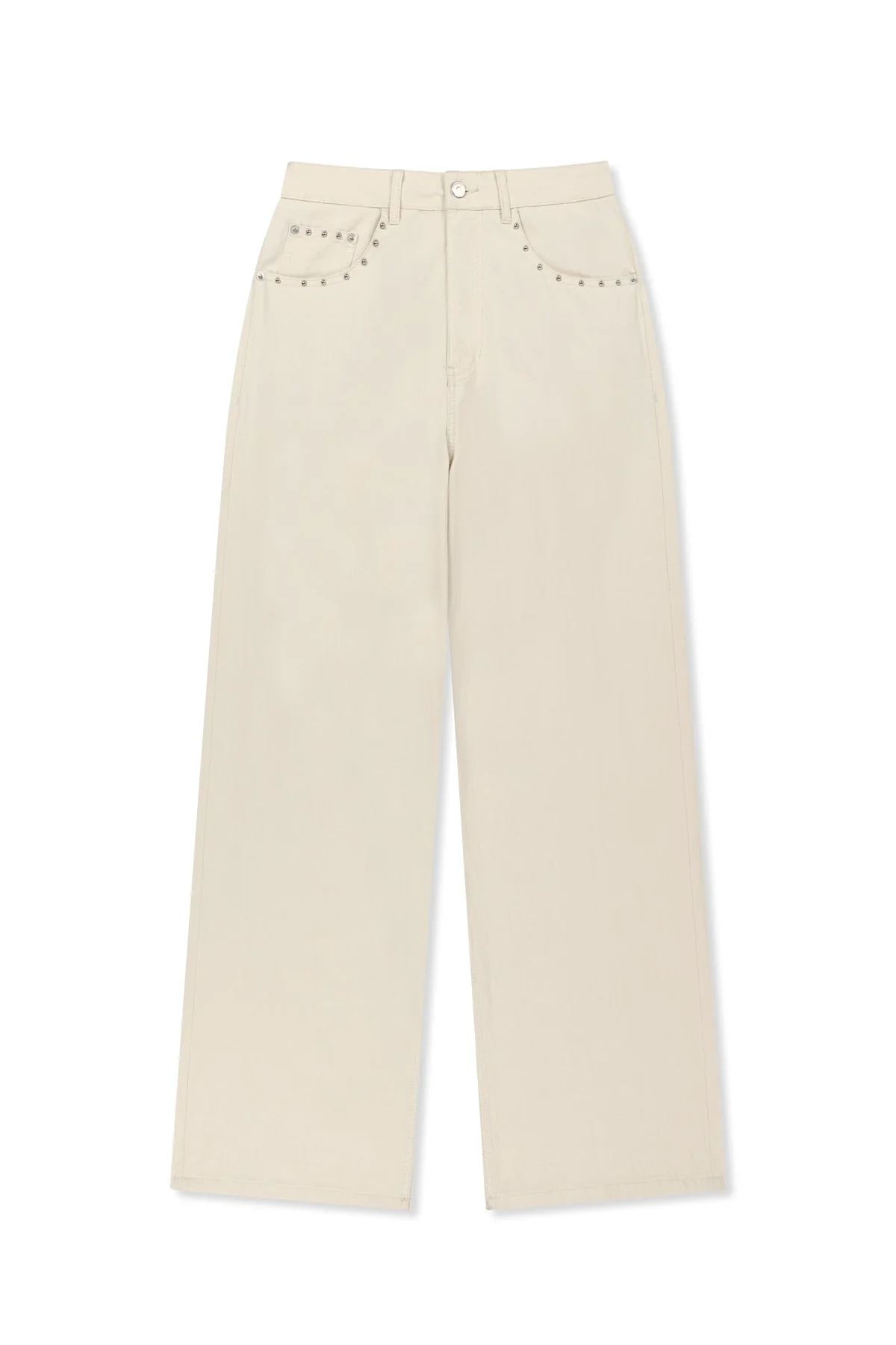 Matin Kim STUD POINT DENIM PANTS - Image 3