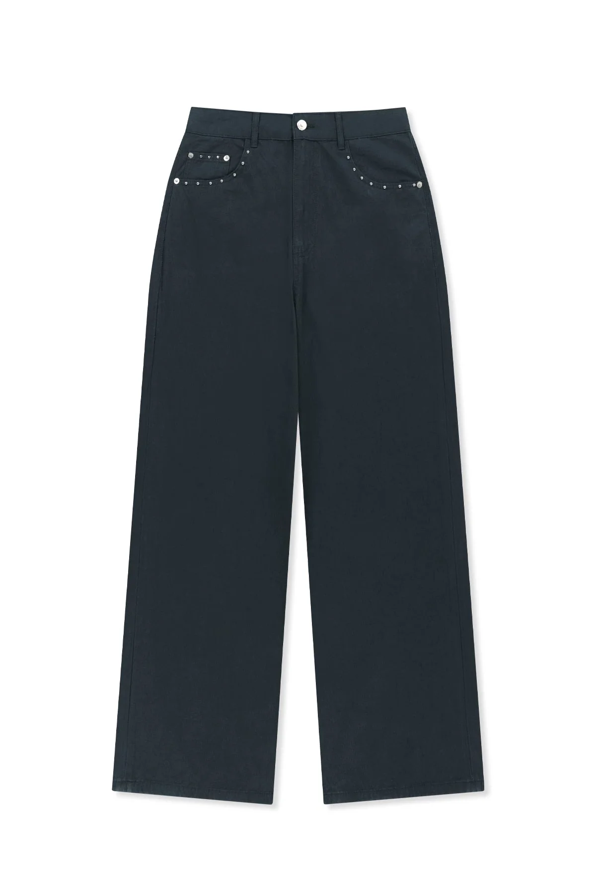 Matin Kim STUD POINT DENIM PANTS - Image 4