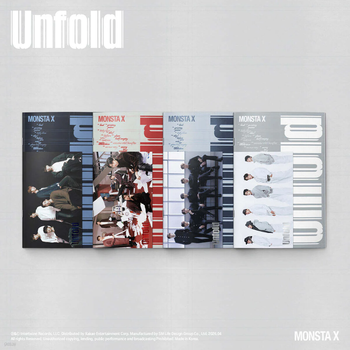 MONSTA X - 3rd Full Album Unfold