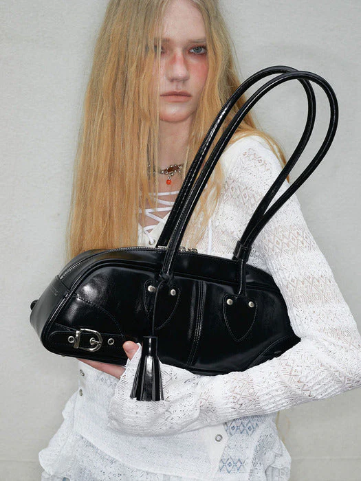 NOT KNOWING Belted Bohem Bag