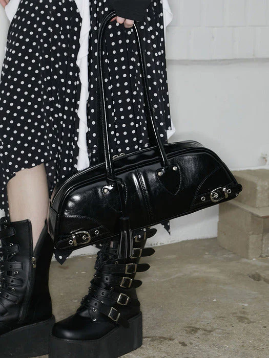 NOT KNOWING Belted Bohem Bag - Image 2