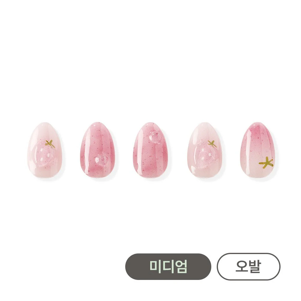 ohora Cured Gel Press-On Nails (Medium/ Oval)