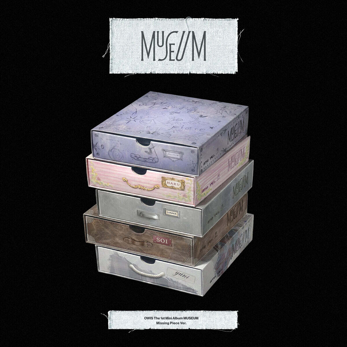OWIS - 1st Mini Album MUSEUM (Missing Piece Ver.) (Random Ver.)