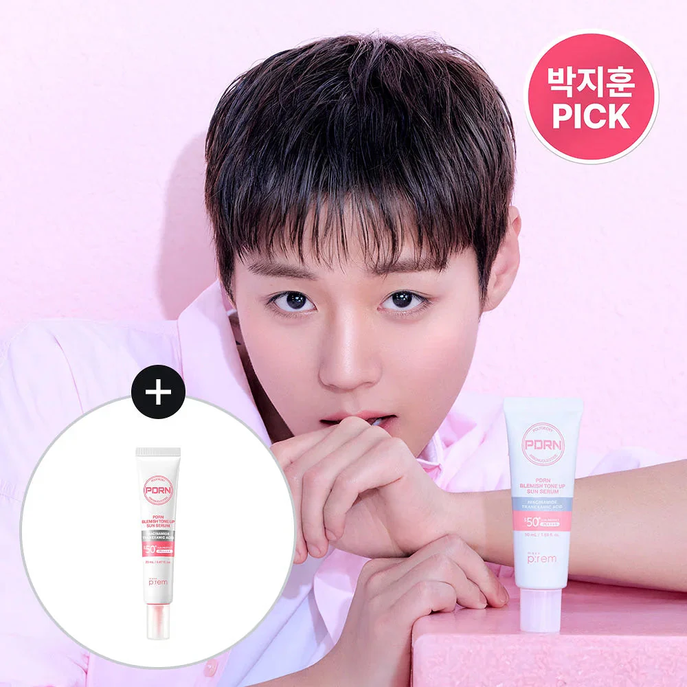 [PARK JIHOON PICK] make p:rem PDRN Blemish Tone Up Sun Serum 50ml + 20ml
