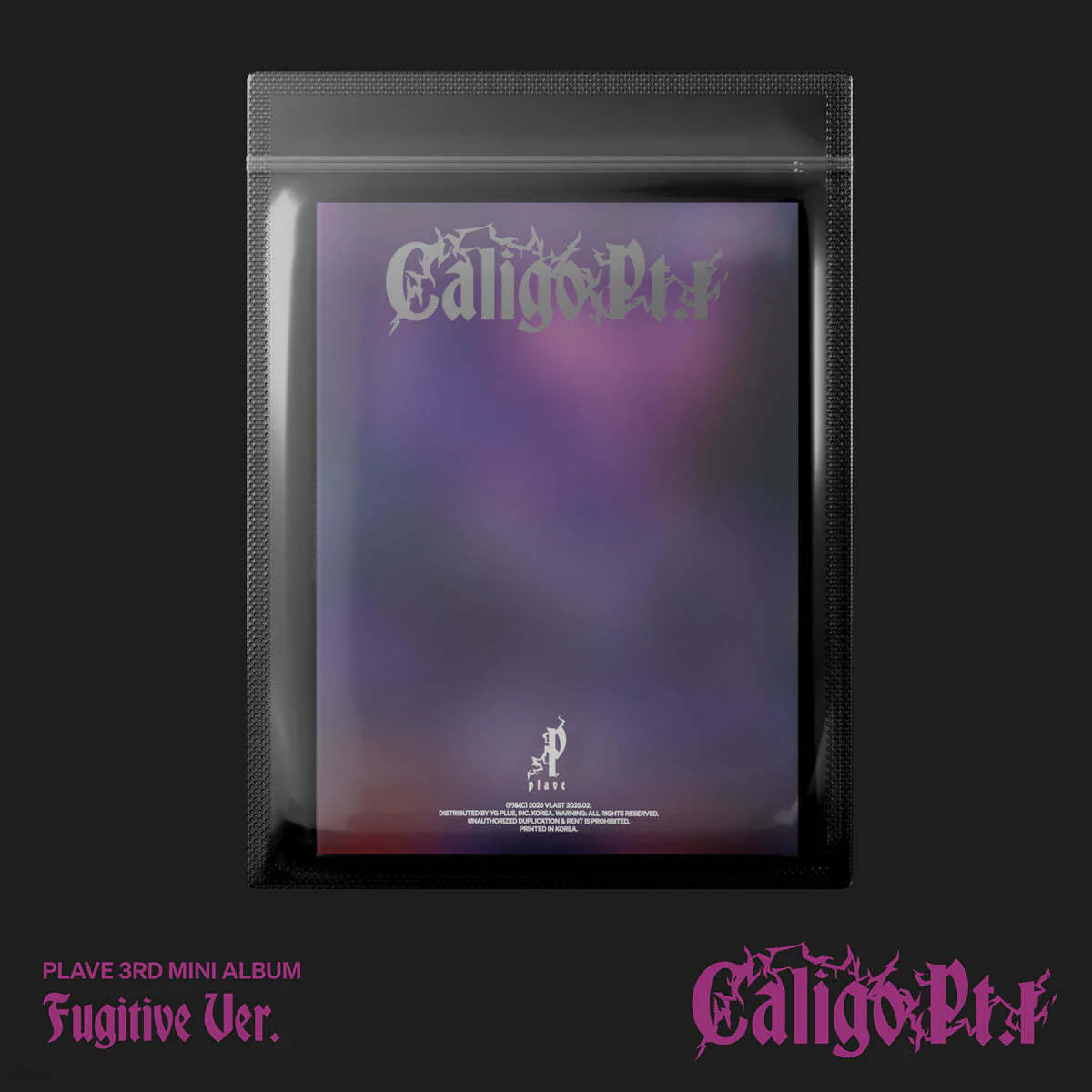 PLAVE - 3rd Mini Album Caligo Pt.1 (Fugitive Ver.)