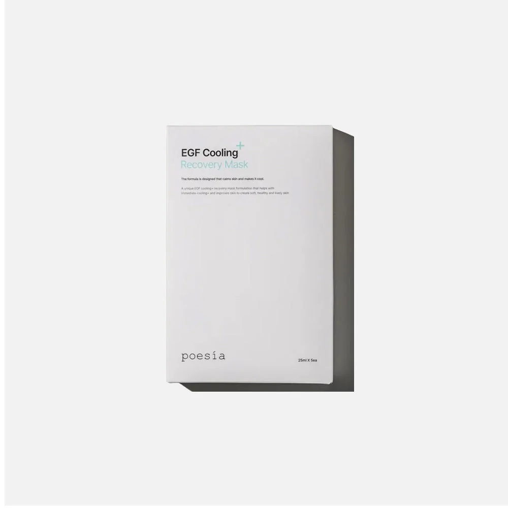 poesia EGF COOLING+ RECOVERY MASK 25ml*5EA