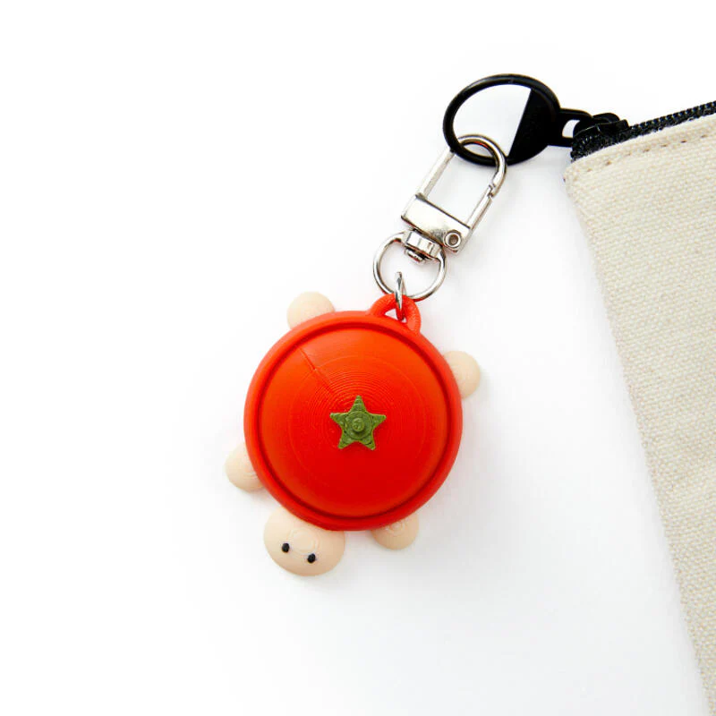 POOM Turtle Tomato Clicker Keyring