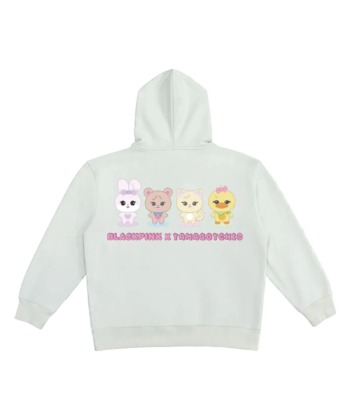 [PRE-ORDER] BLACKPINK - [TAMAGOTCHI] BASIC HOODIE_LIGHT GREY - Image 2