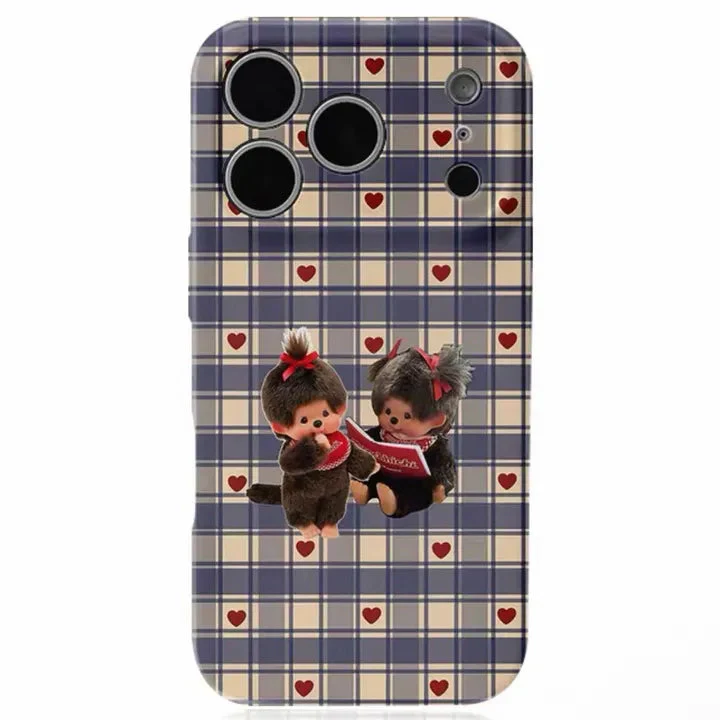 PrettyZ Monchhichi Hard Phone Case 2 type