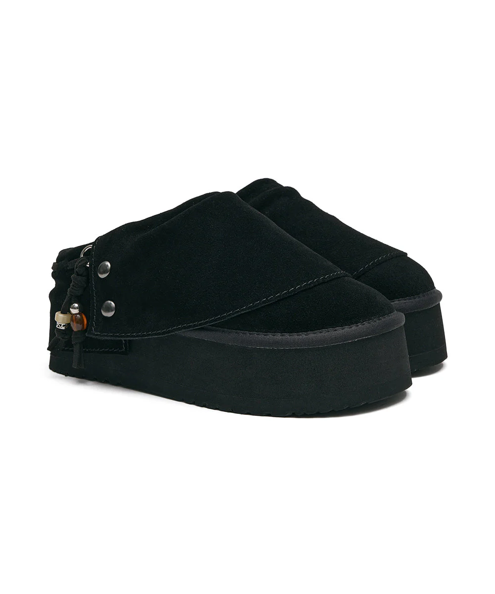 [Rockfish Weatherwear] STUD MAXI FOLDED MULES