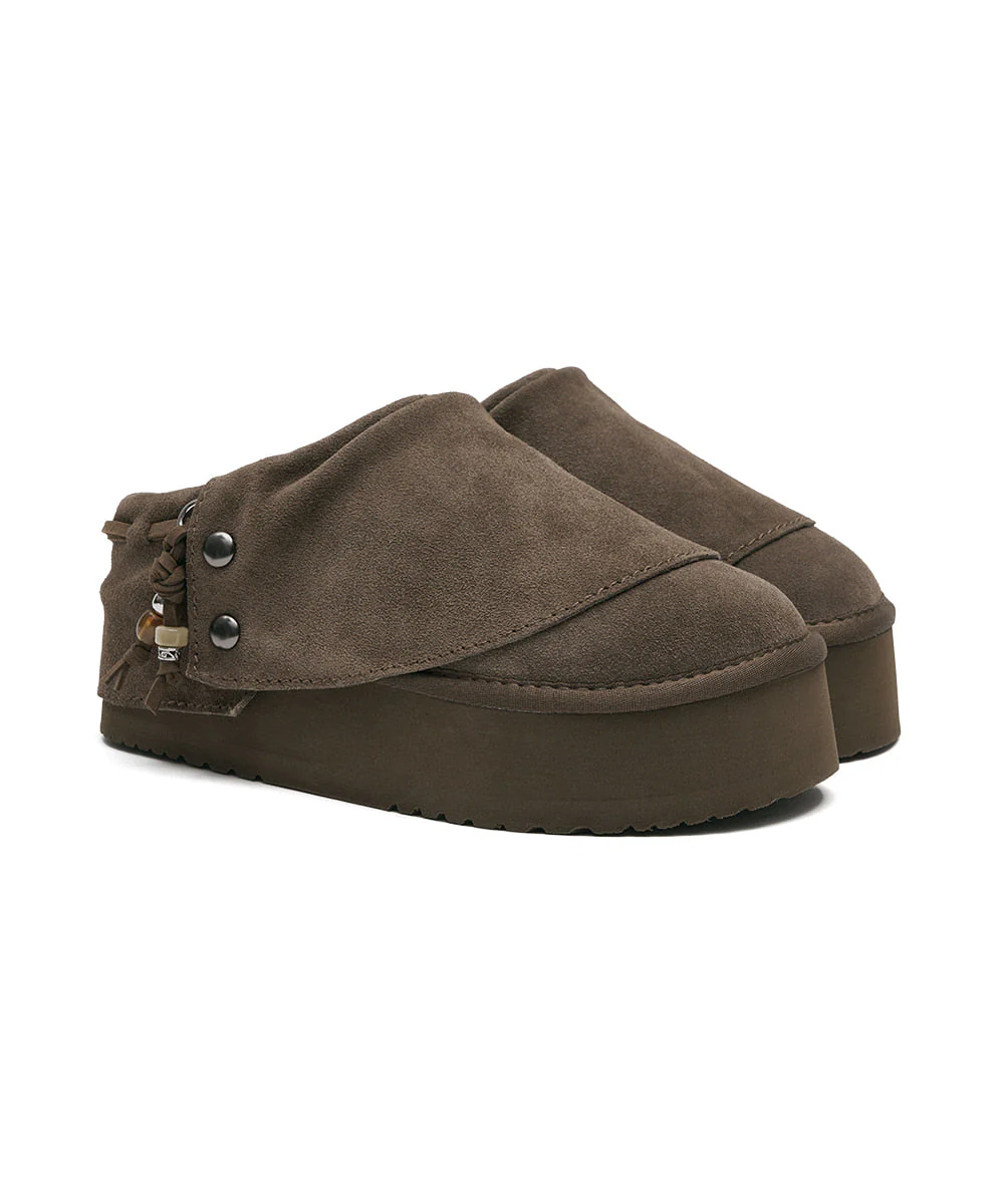 [Rockfish Weatherwear] STUD MAXI FOLDED MULES - Image 2
