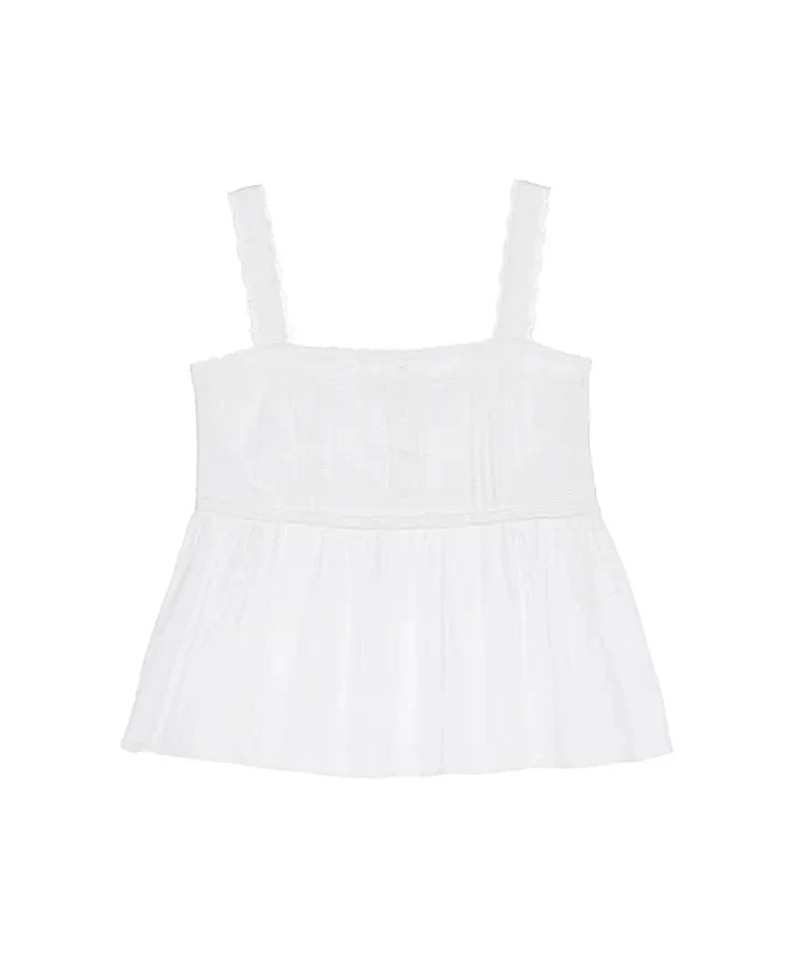 Rose Frantz Pintuck Sleeveless Blouse - Image 2