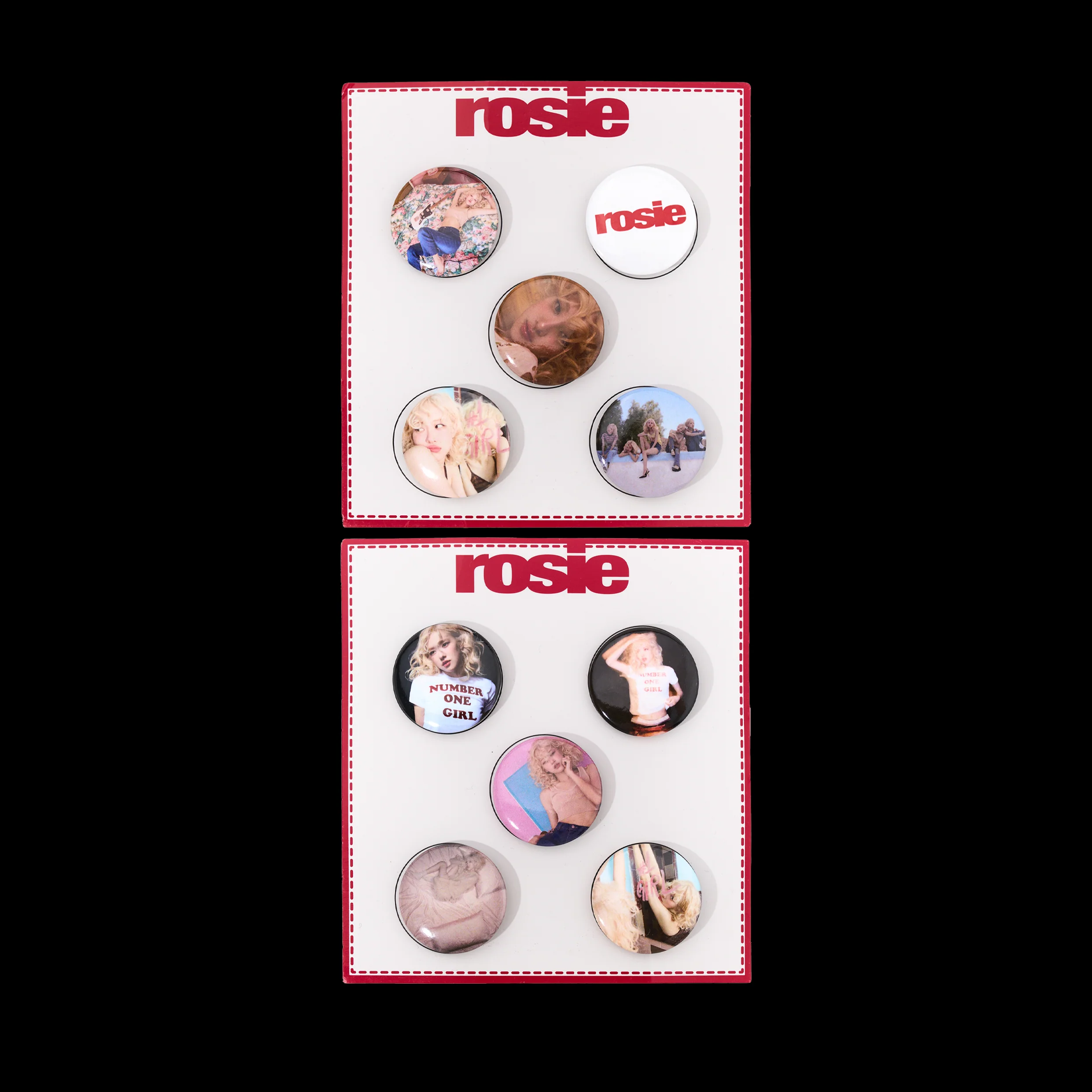 ROSE - [ROSIE] PIN BUTTON SET