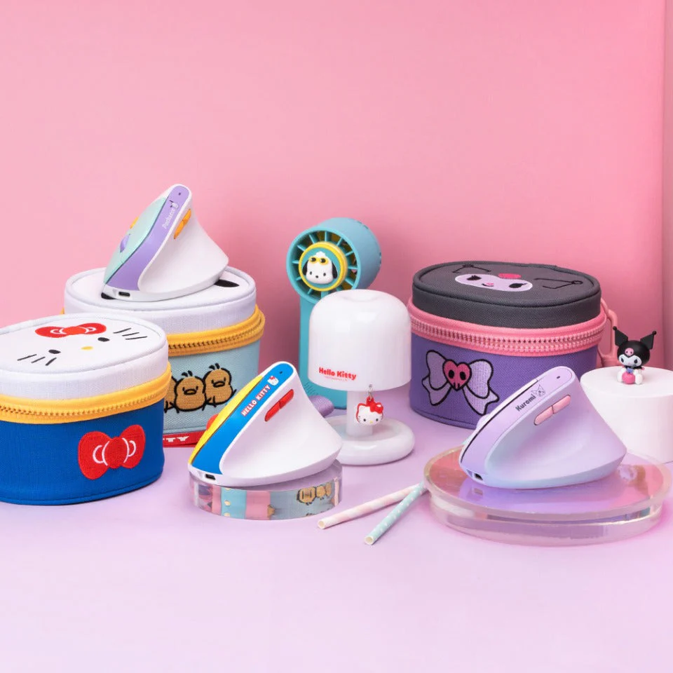 ROYCHE Sanrio Wireless Noise-Free Vertical Mouse