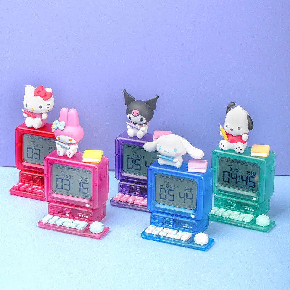 ROYCHE Sanrio Retro Computer Desk Clock