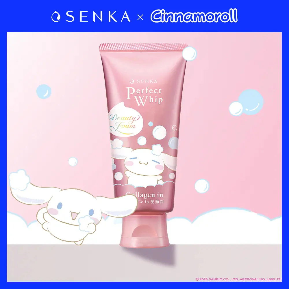 [SENKA X CINNAMOROLL] Perfect Whip Collagen in 120g