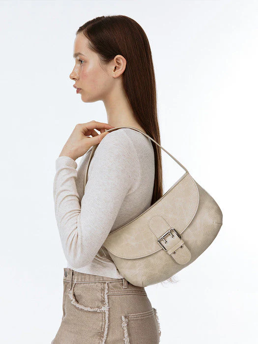SOFT SEOUL Double Buckle Shoulder Bag - Image 2