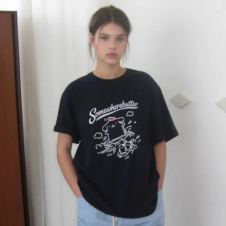 SOMEWHEREBUTTER Pompompurin Over-Fit Top - Image 7
