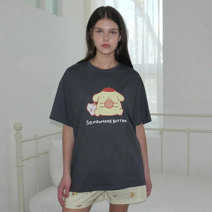 SOMEWHEREBUTTER Pompompurin Over-Fit Top - Image 8