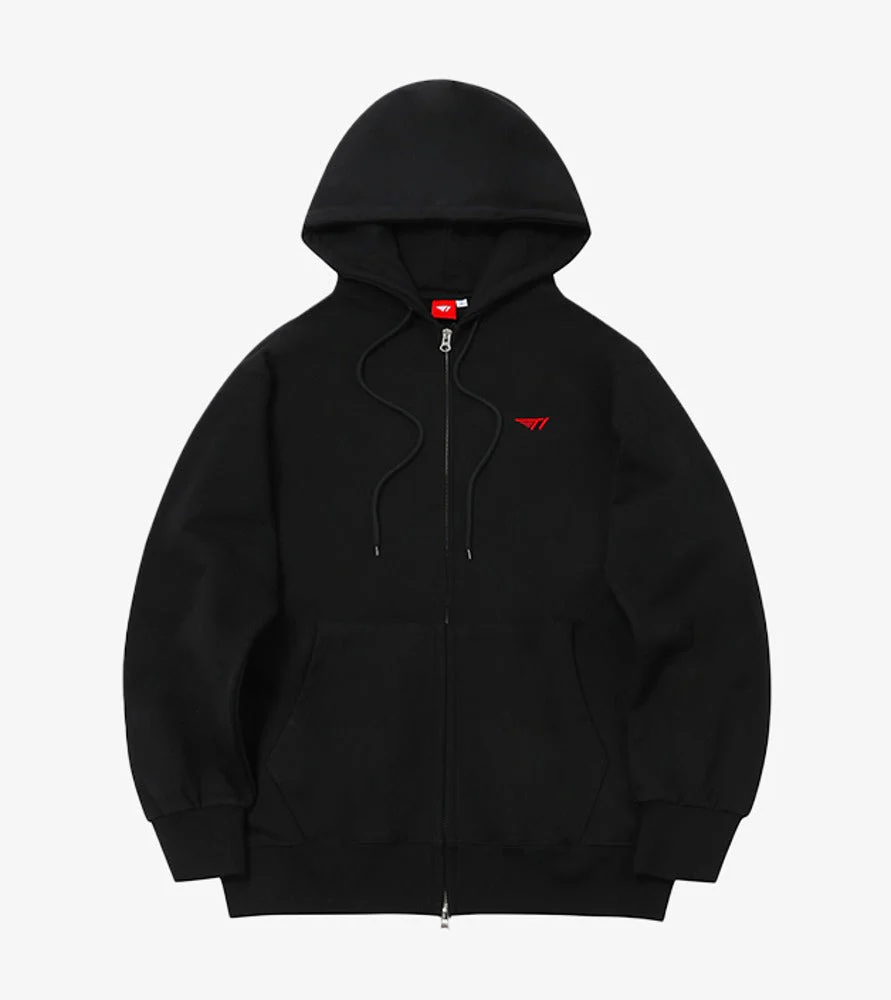 T1 Logo Zip-Up Hoodie