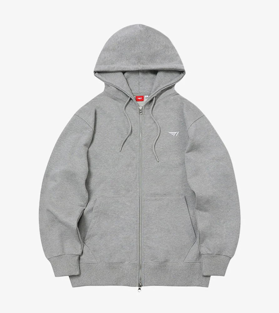 T1 Logo Zip-Up Hoodie - Image 2