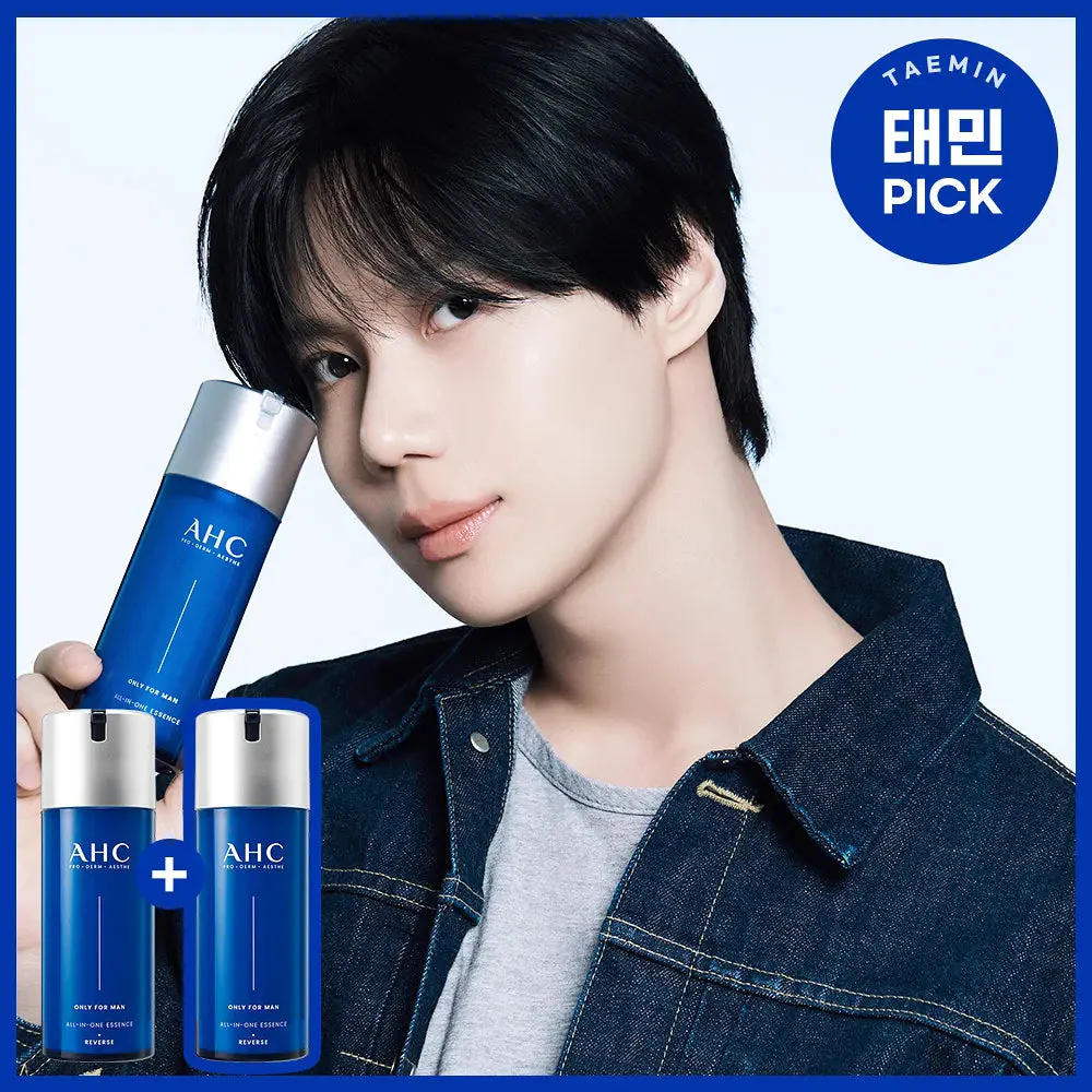 [TAEMIN PICK] AHC ONLY FOR MAN ALL IN ONE ESSENCE 120ml 1+1