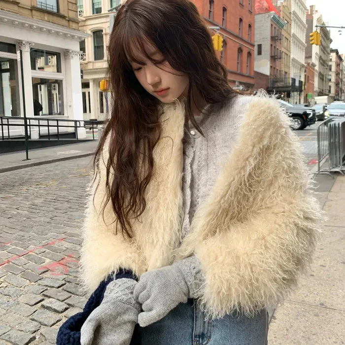 the Barnnet Rotte Hairy Fur Jacket - Image 2