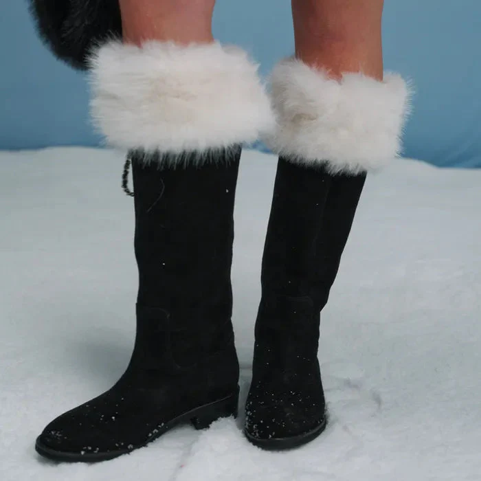 the Barnnet Suede Riding Boots