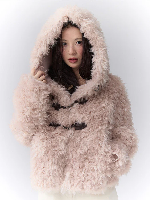 [The tis] TEDDY HOOD JACKET - Image 2
