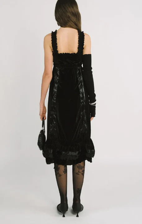[Tracy's Pick] threetimes Agatha velvet dress - Image 2