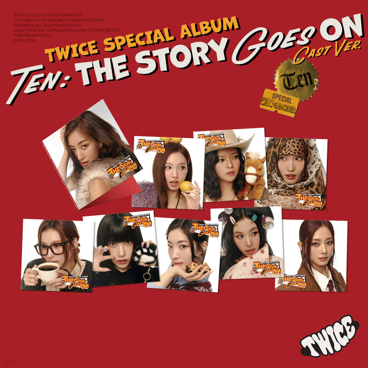TWICE - SPECIAL ALBUM TEN: The Story Goes On (Cast Ver.) (Random Ver.)
