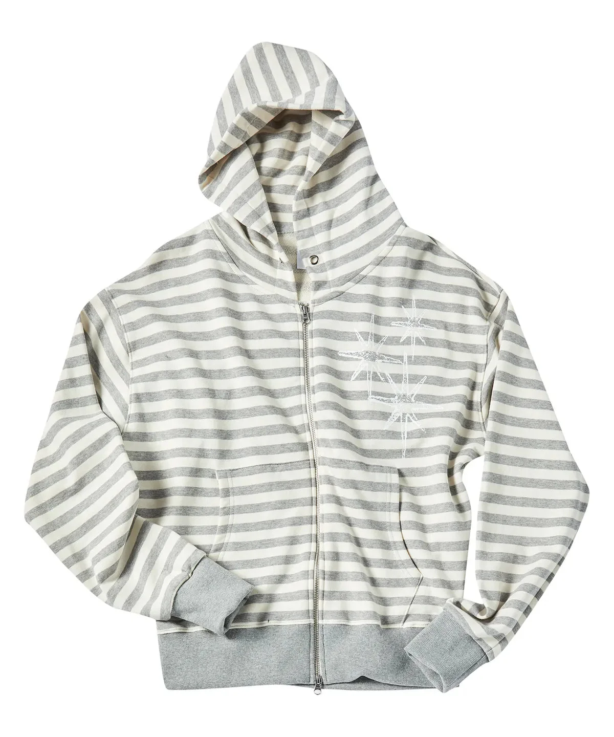 UNTITLED SEOUL Starlight Stripe Zip-Up Hoodie (NCT WISH RIKU Wear) - Image 3