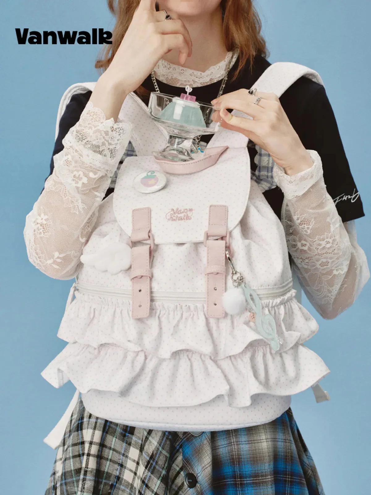 VANWALK Shirred Mini Backpack - Image 5