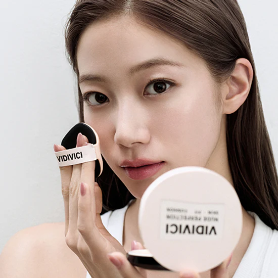 VIDIVICI NUDE PERFECTION SKIN FIT CUSHION (+Refill +puff) - Image 2