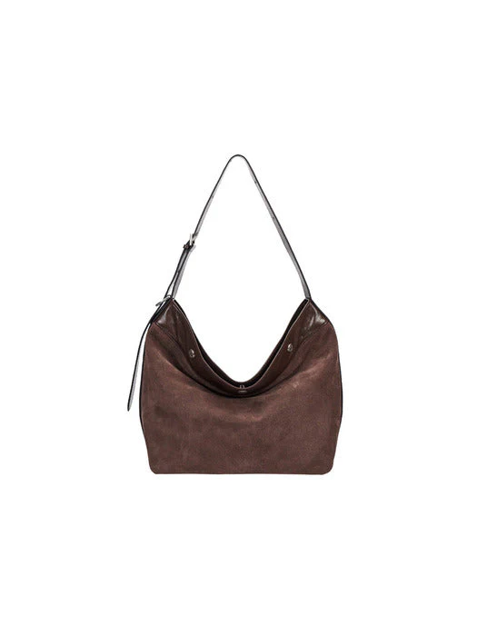 vunque Perfec Button Up Soft Suede Hobo S - Image 3