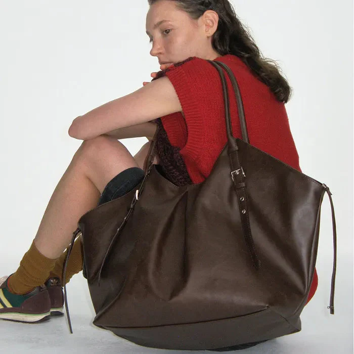 YEOMIM belted shopper bag
